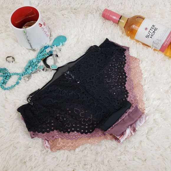 Lady Princess CHEEKY SMALL Multicolor 3 Pack  of panties super cute Intimates - Picture 5 of 6